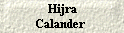  Hijra
Calander 
