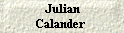  Julian
Calander 